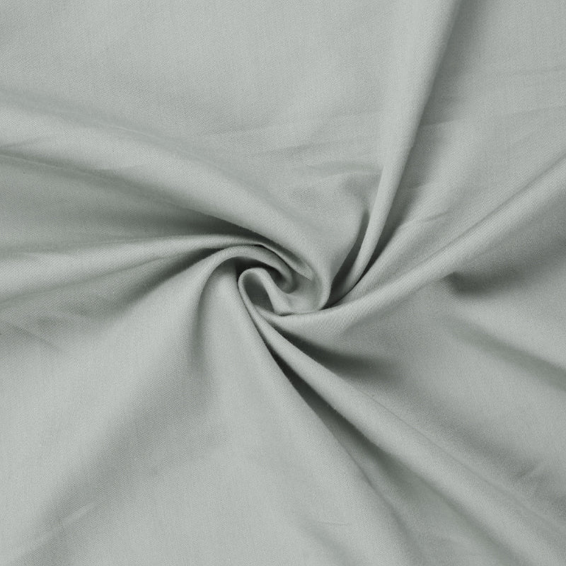 Sanumi Solid Cotton Bedsheet (Grey) - 300 TC media 4