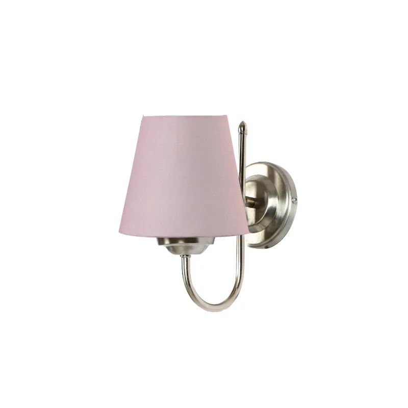 Altura Conical Fabric & Metal Wall Lamp - Grey media 5