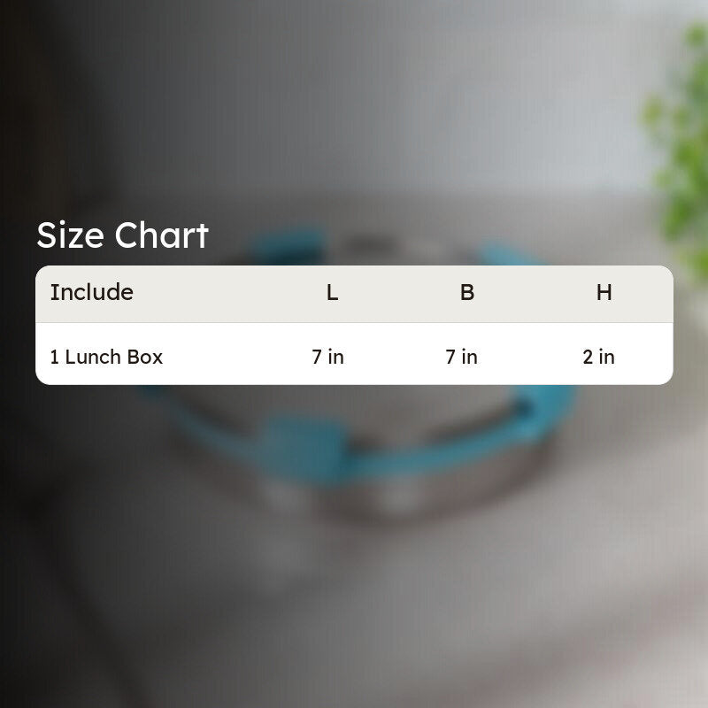 Clip Lock Lunch Box (875 mL) - Blue media 8
