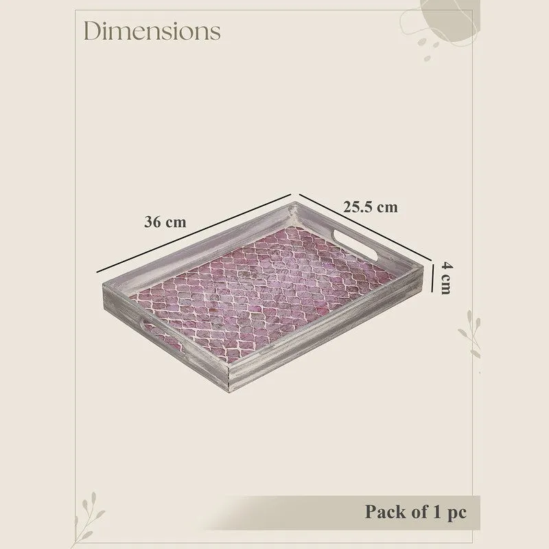 Pink Mosaic Serving Tray media 6