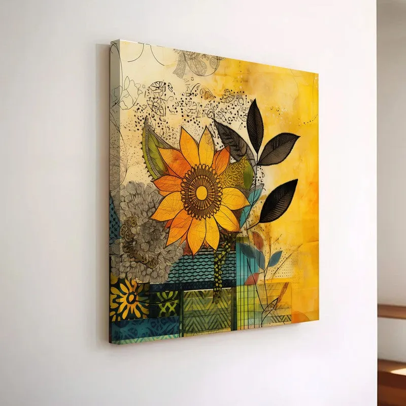 Ethnic Petal Canvas Wall Art media 5