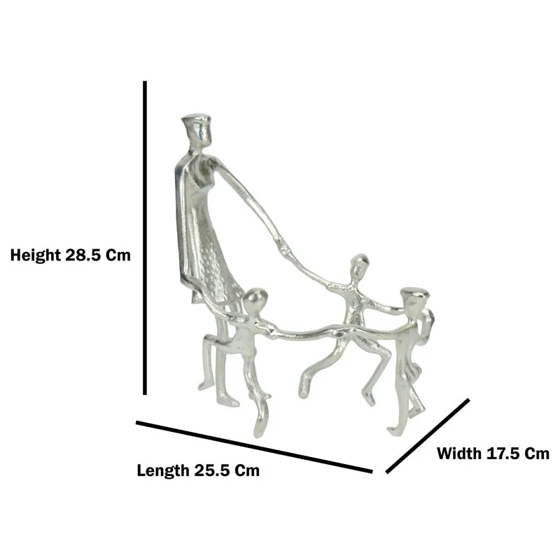 Ringa Ringa Roses Showpiece - Silver media 5