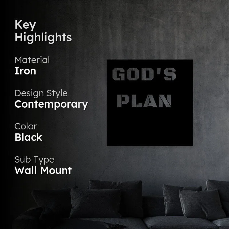 God'S Plan Iron Wall Accent media 2
