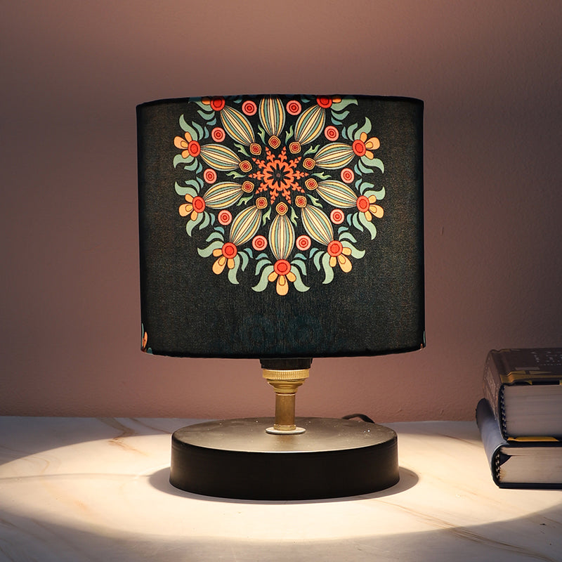 Toile Loop Printed Iron Table Lamp - Multicolor