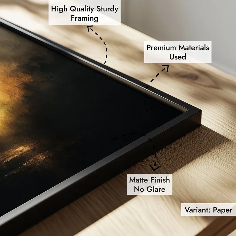 Horizon of Hope Archival Paper Wall Painting With Black Frame media 6