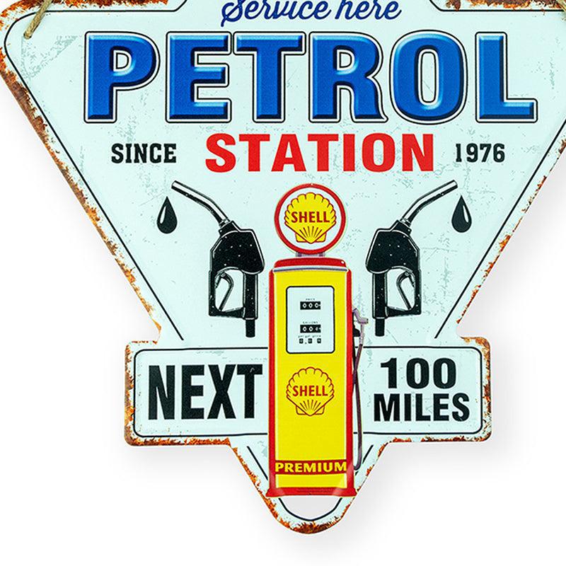 Petrol Service Station Retro Metal Wall Accent media 4