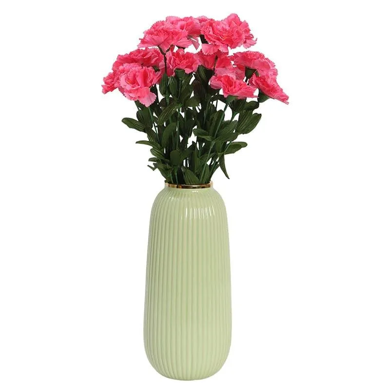 Faux Carnation Bunch (Pink) - Set Of Two media 3