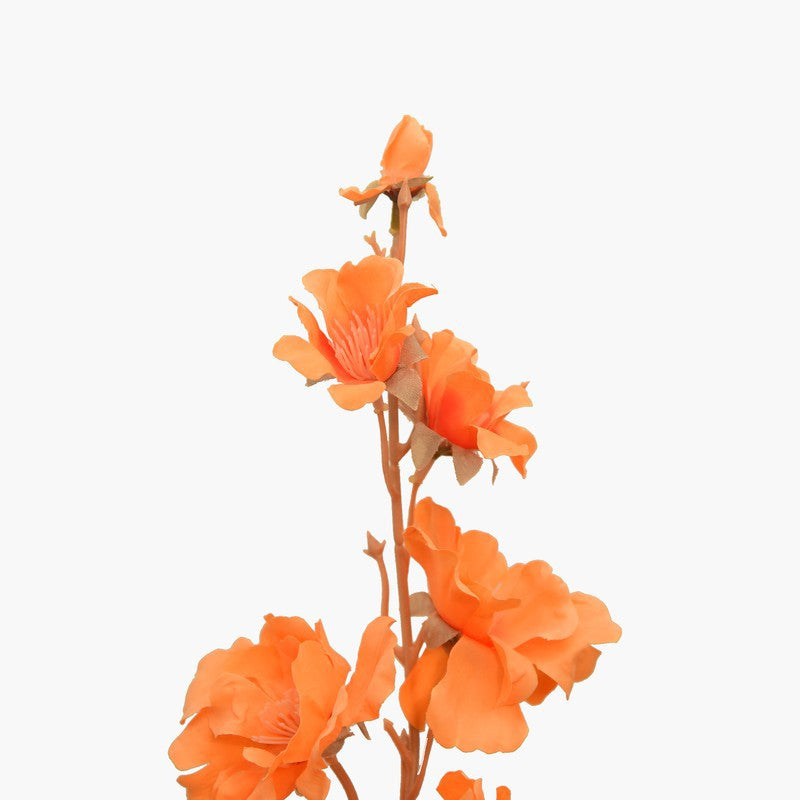 EverBloom Duo (Orange) Stylish Faux Floral - Set Of Two media 6