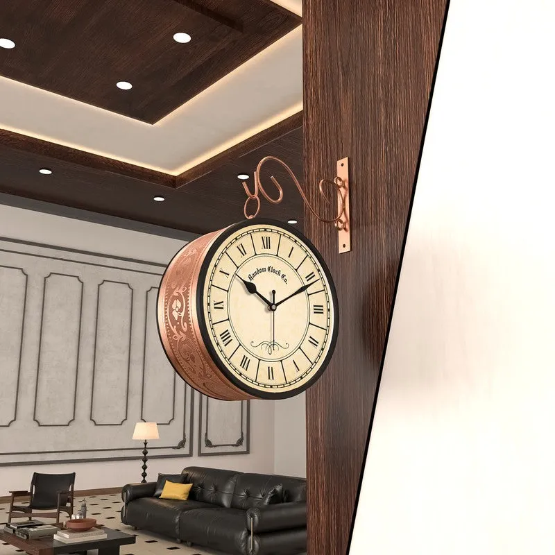 Victoriane Double Sided Wall Clock media 3