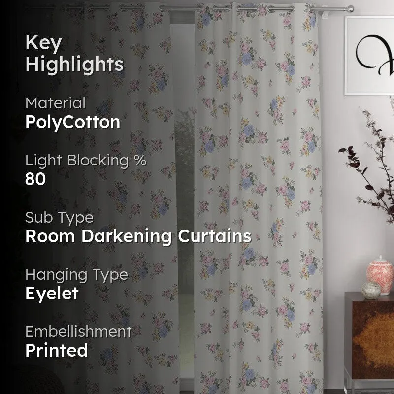 Garden Symphony Panel Curtains - Set of Two media 2