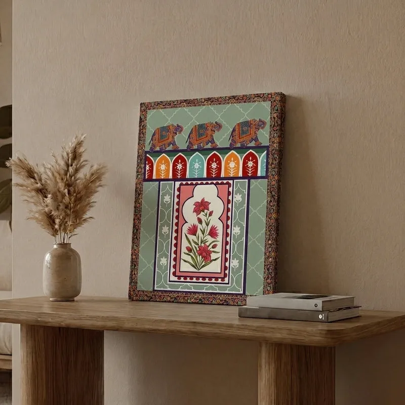 Smarana Canvas Traditional Wall Art media 1