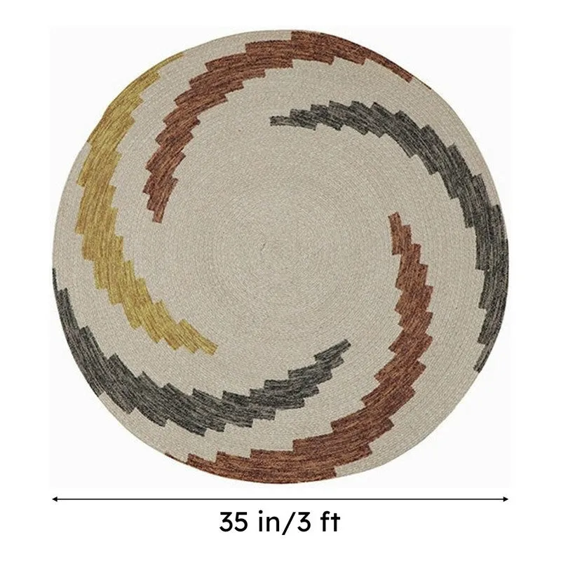 Macrova Round Cotton Rug media 8