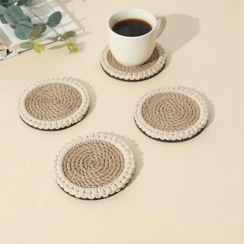 Adara Jute Coaster - Set Of Four media 3