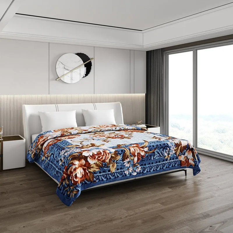 Monte Carlo Blooming Serenity Blanket - 1000 GSM media 1