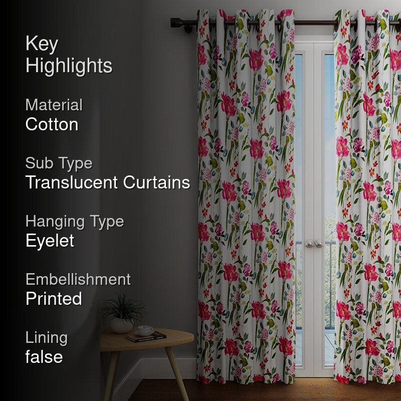 Nisha Floral Curtain media 2
