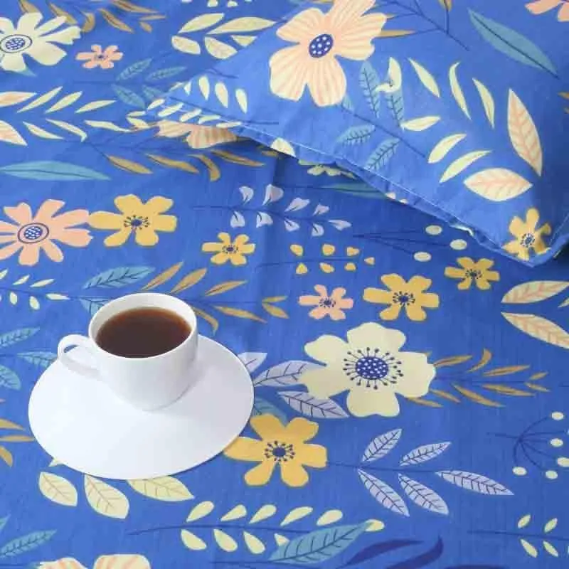Garden Of Flowers Bedsheet - 130 GSM media 6