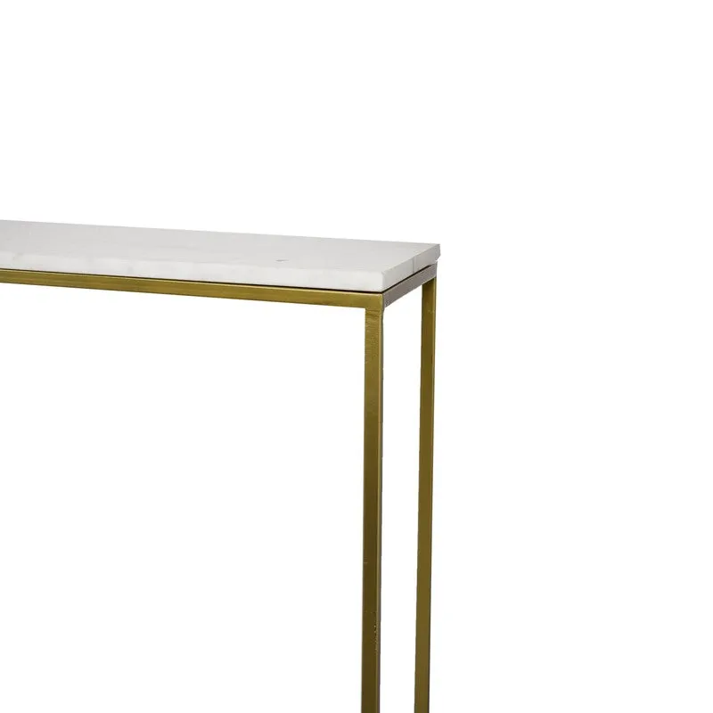Elevate Metal & Marble Side Table (White) - Set Of Two media 6