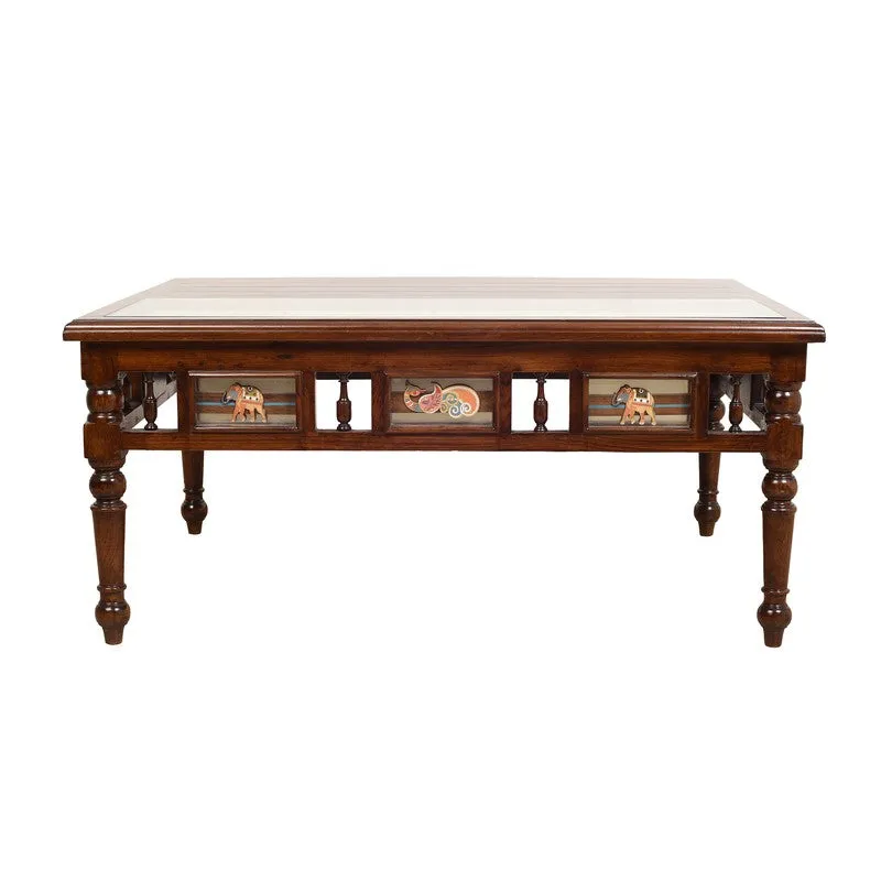 Sumer Teak Wood Center Table media 4