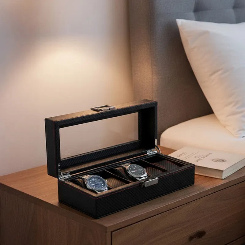 AarviDecor UrbanGrid Faux Leather Jewel Organizer media 5