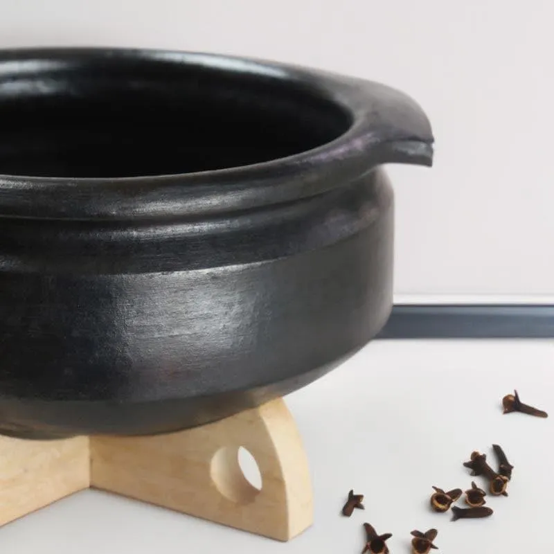Vritra Clay Pot Black 2000 mL / 9 Inches media 4
