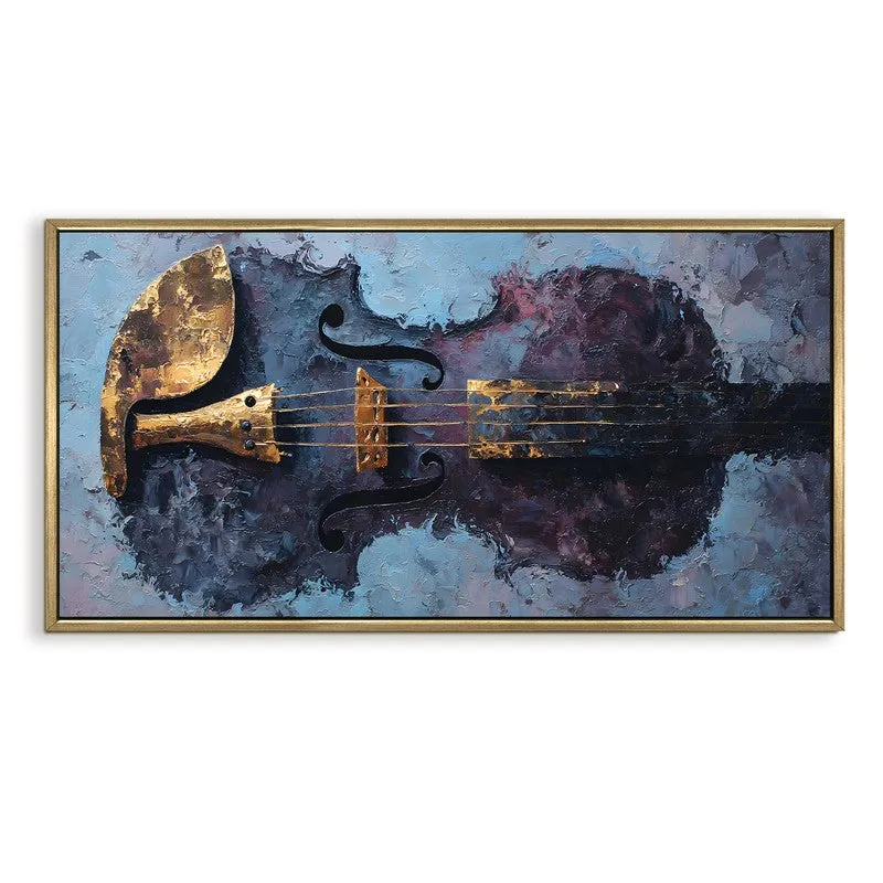 Indigo Strings Canvas Wall Art media 3