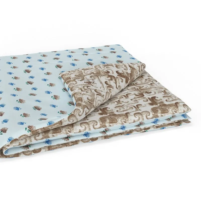 Elvian Cotton Dohar - Brown,White media 6