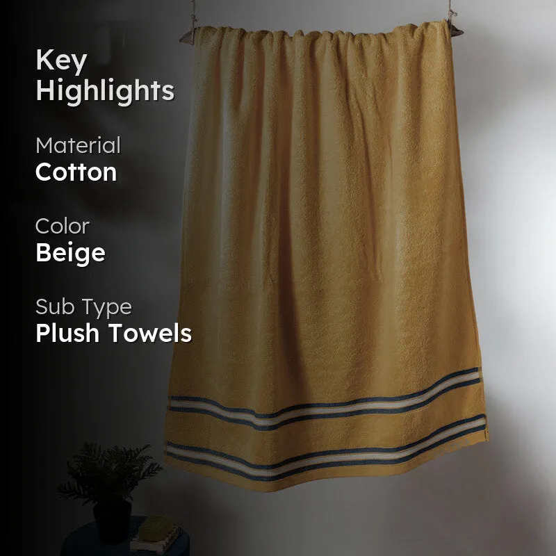 Nautica Dove Dual Down Bath Towel - Mustard media 2