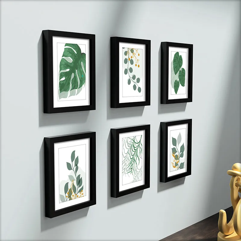 Botanica Greens II Wall Art With Frame - Set Of Six media 7