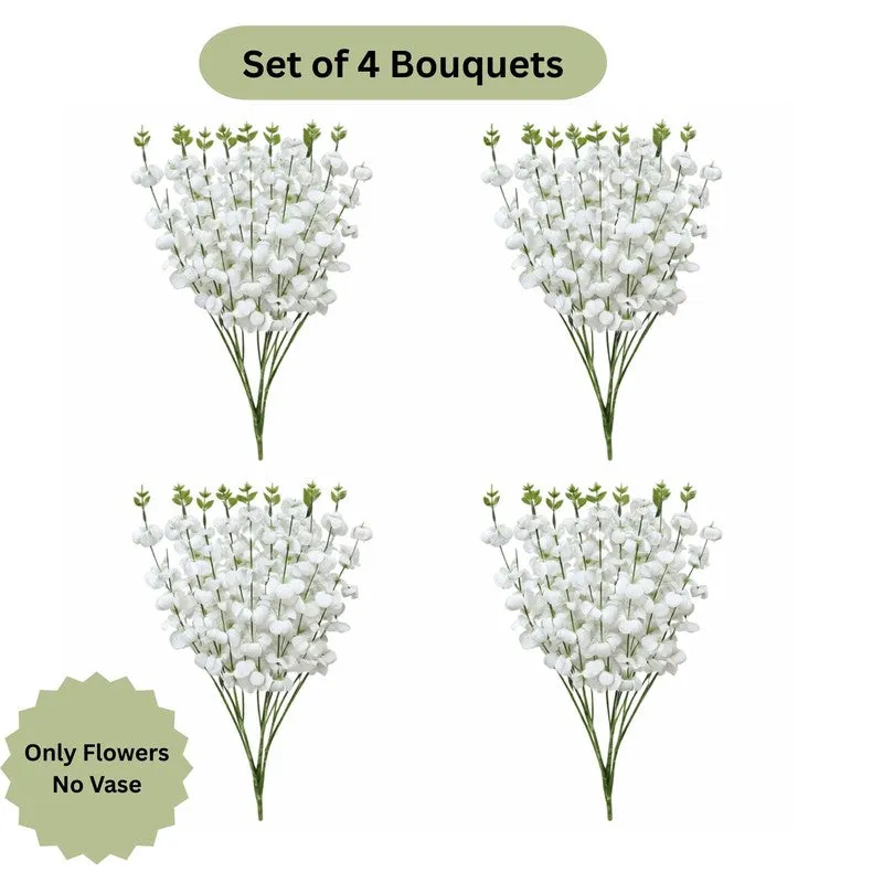 Lysara Artificial Flower (White) - Set Of Four media 7