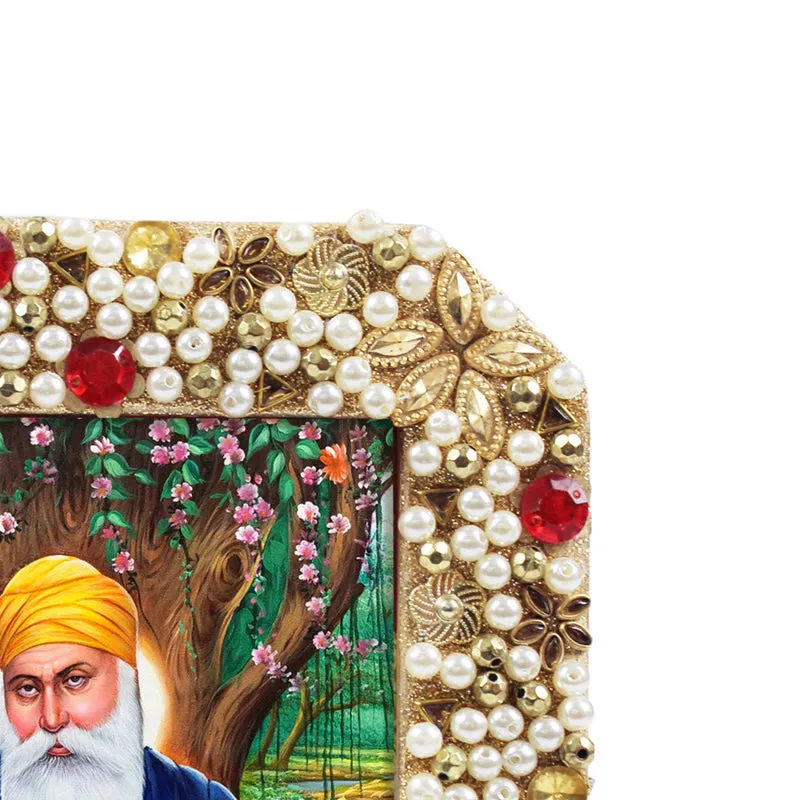 Guru Nanak Dev Ornate Photo Frame media 3