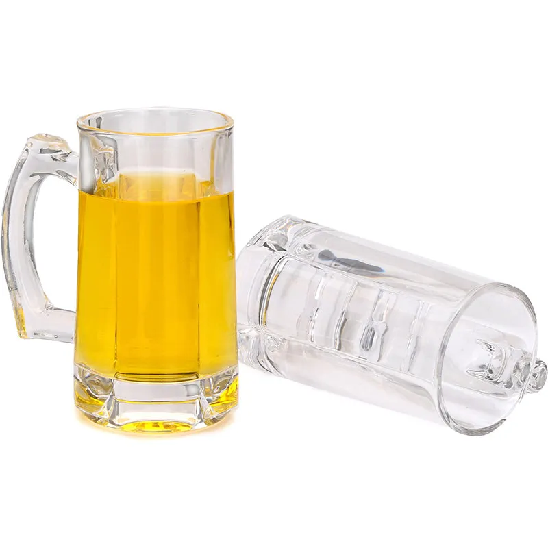 Uniqo Beer Mug (400 ML) - Set Of Two media 4