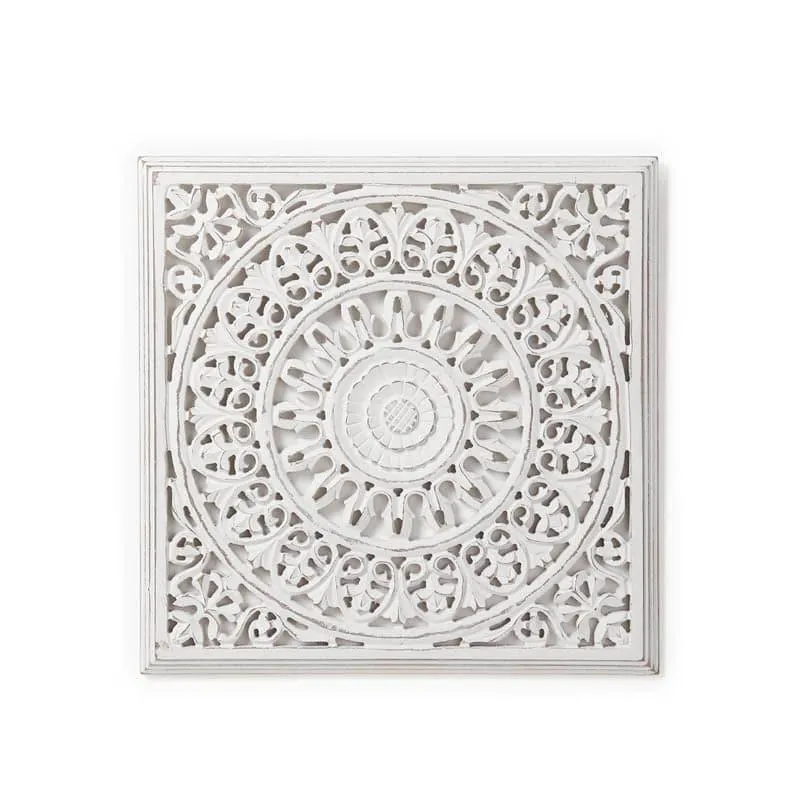 Ethnic Floral Wooden Wall Accent media 3