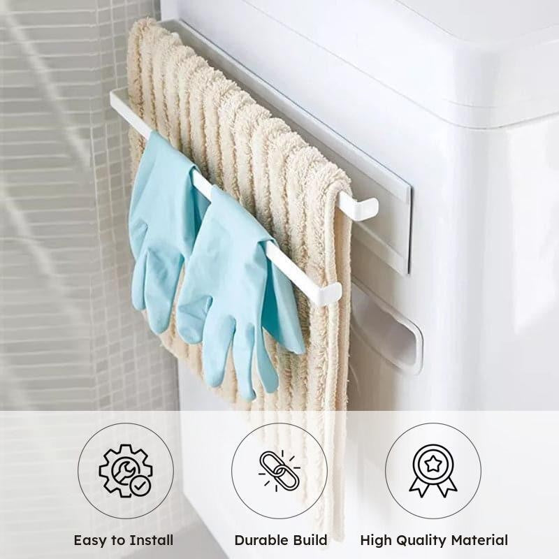 Rollon Magnetic Wall-Mount Tissue Holder - Sleek White Design media 3