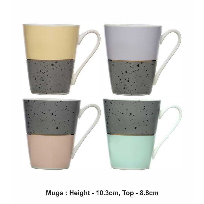 Speckles Porcelain Coffee Mug (320 mL Each) - Set of Four media 4