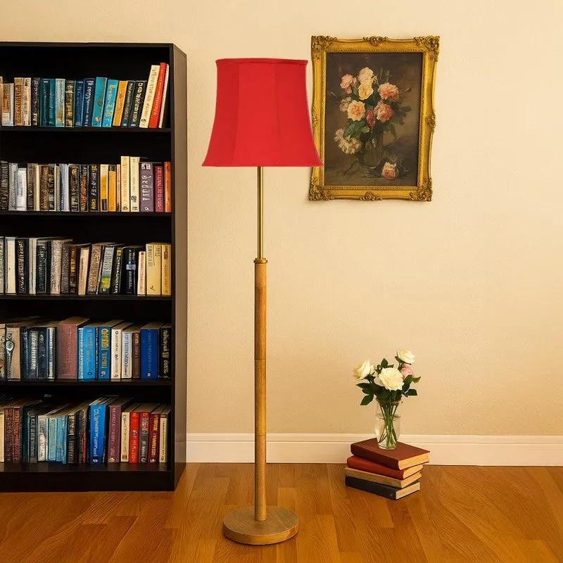 Horizon Beam Wooden Floor Lamp - Red media 4