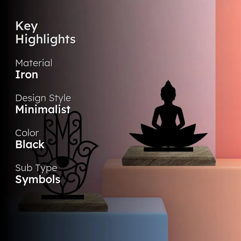 Symbolic Serenity Showpiece - Set Of Two media 2
