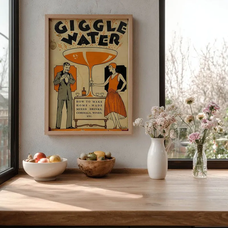 Giggle Water Archival Canvas Wall Art - Brown media 6