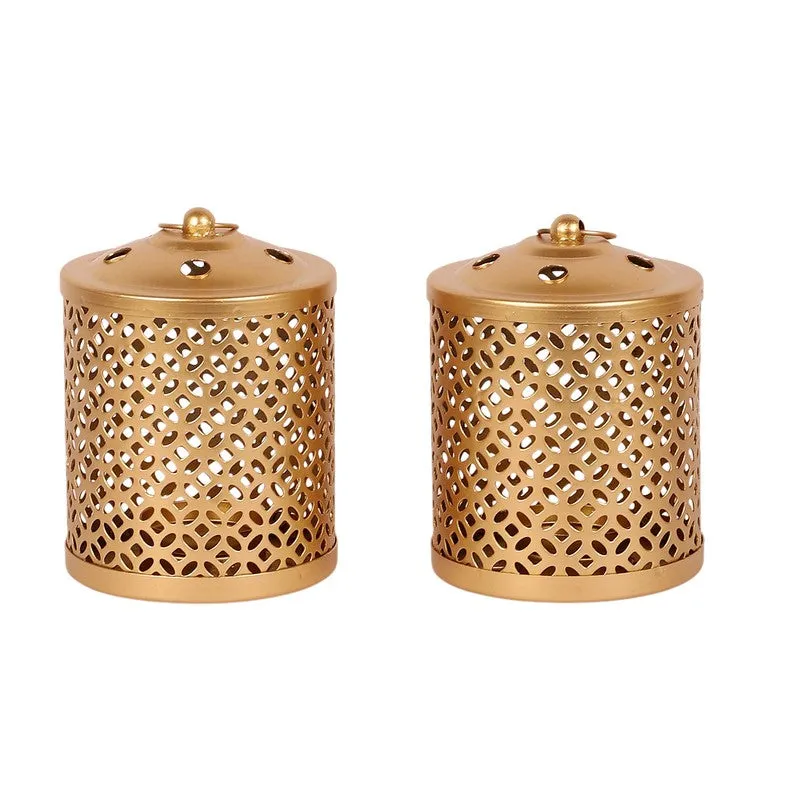 Lattice Tealight Candle Holder - Set Of Two media 7