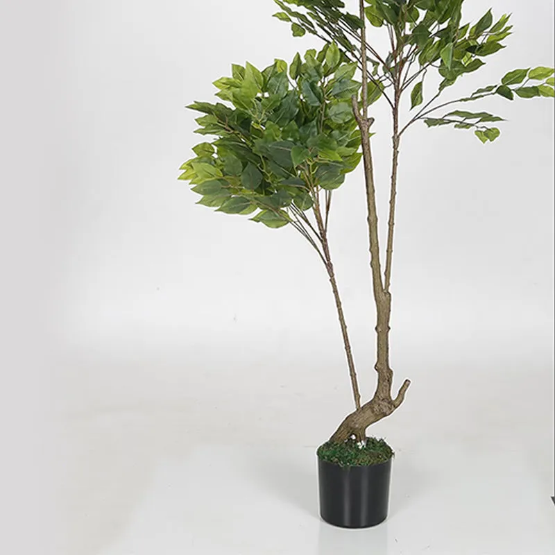Faux Weeping Fig Tree - 5.9 Feet media 3