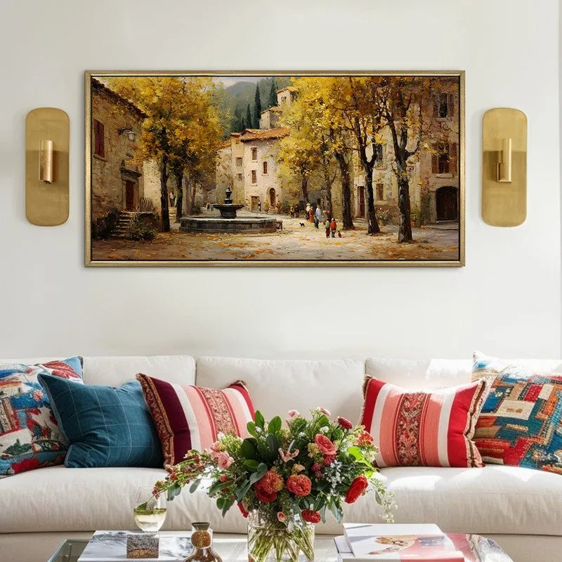Quietude Canvas Wall Painting With Frame media 1