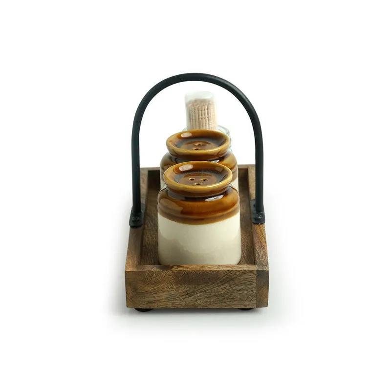 Bharni Salt & Pepper Shaker Set - Four Piece set media 6