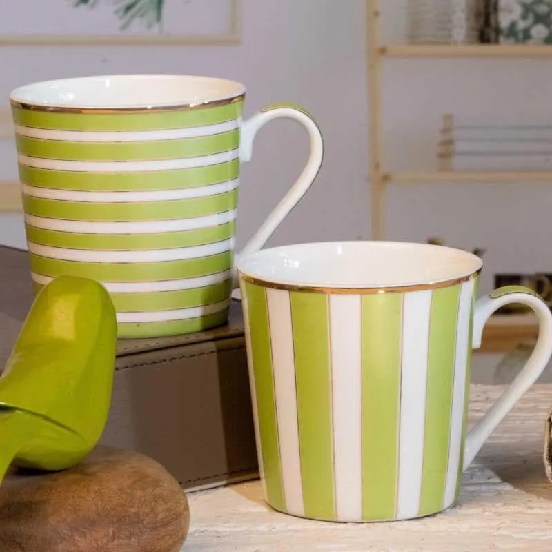 Sonaki Bone China Coffee Mug (310 mL) - Two Piece Set media 1