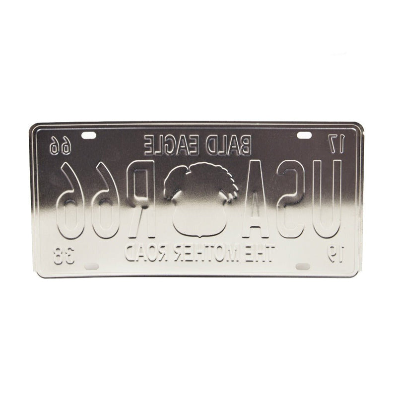 Bald Eagle Number Plate Metal Wall Accent media 4