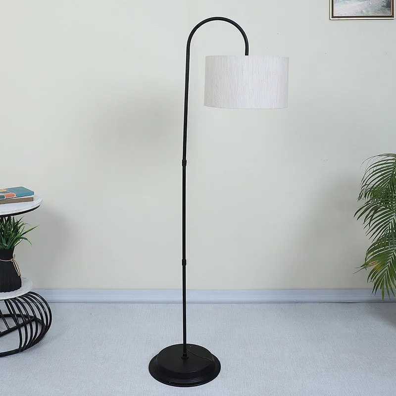 Lucciola Solid Arched Floor Lamp - Beige media 3