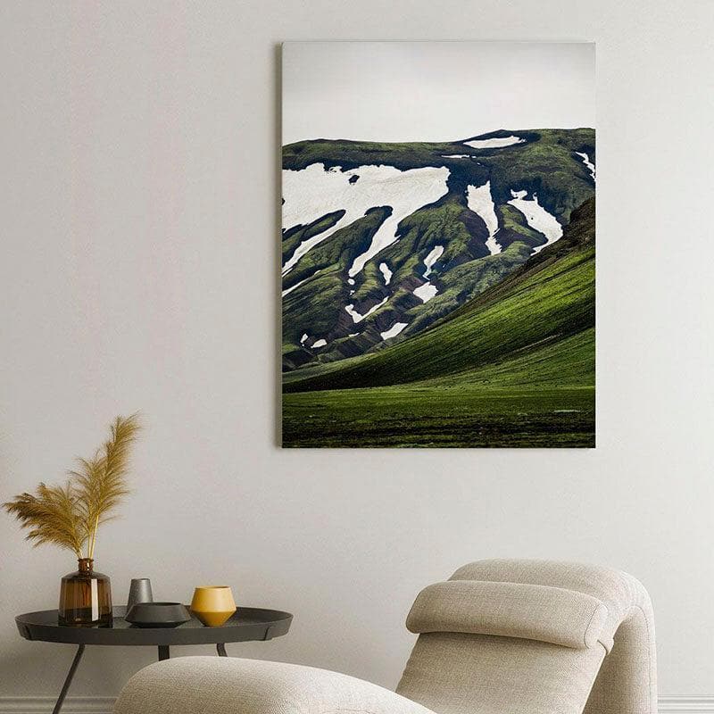 Iceland Landscape Canvas Wall Painting - Gallery Wrap