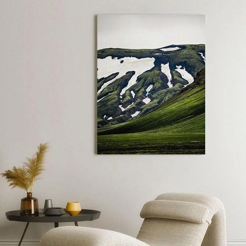 Iceland Landscape Canvas Wall Painting - Gallery Wrap media 1