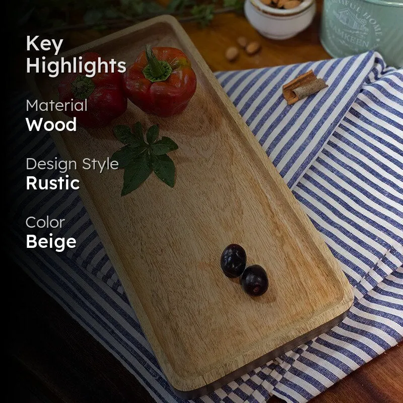 Bhoomi Wooden Platter media 2
