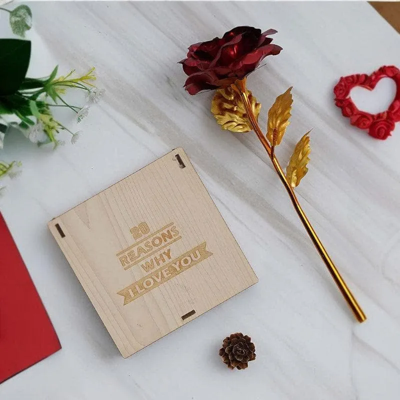 Reasons I Love You Valentine Gift Set media 3