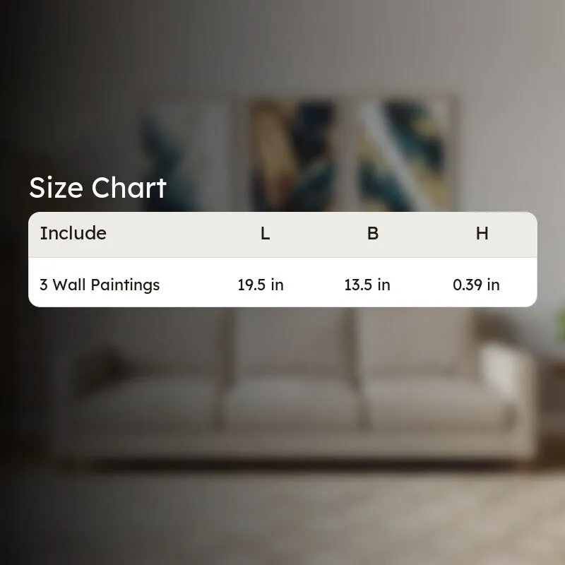 Chic Neutral Feather Wall Painting With Frame - Set Of Three media 9
