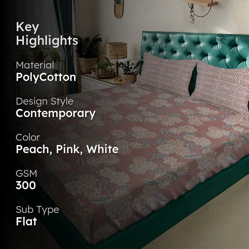 FreshLiving Bedsheet - 300 GSM media 2